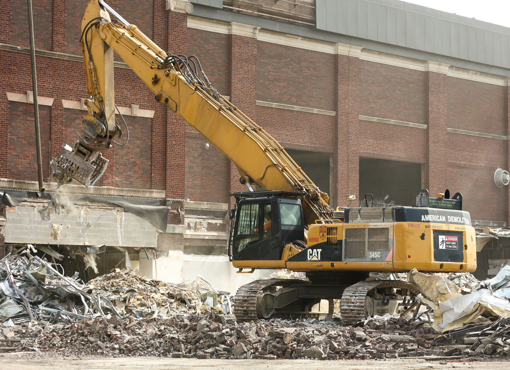 Demo work has started earlier than expected on the old Hammond High School.